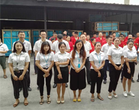 優(yōu)佰特廚房設(shè)備公司8月員工月會順利召開，現(xiàn)場氣氛活躍、充滿喜悅