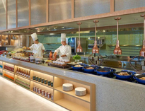 酒店廚房設備廠家和你聊聊星級酒店自助餐臺的那些事